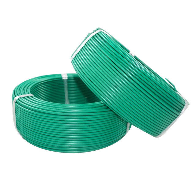 Flexible Single Core BV Solid Copper Wire / PVC Building Cable  Green for Commercial Building Voltage 450/750V