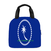 Sac à lunch isotherme avec drapeau Chuuk, parfait pour les enfants, la maternelle, l'école, le travail, les voyages, les pique-niques, facile à transporter, unisexe