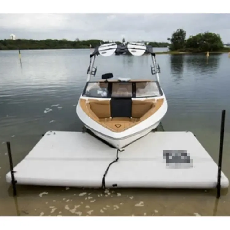 Drop Stitch Floating Infla table Jet Ski Dock/aufblasbare V-Pontons für das Parken von Booten und Yachten