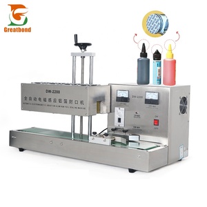 Máquina Selladora Continua Automática de Sobremesa de Alta Calidad y Bajo Costo, de 10-300 mm de Altura, para Papel de Aluminio, Pigmentos Alimentarios y Condimentos en Botellas - Product Image 1