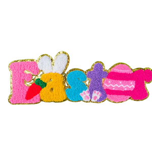 <b>Easter</b> Large Iron-On Chenille Patch Holiday Patch Trendy Eco-Friendly <b>Easter</b> <b>T</b>-<b>Shirts</b> DIY Custom Designs - Product Image 2