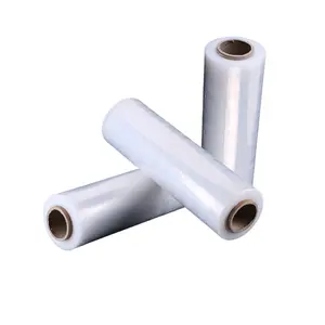 Giá rẻ nhất Pallet đóng gói thu nhỏ bọc căng nhựa trong suốt LLDPE Gói phim <span class=keywords><strong>Stretch</strong></span> CuộN - Product Image 1