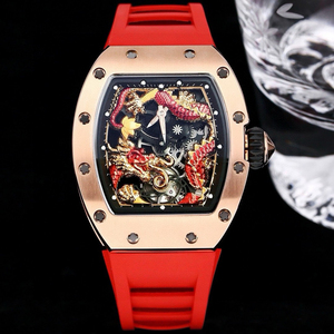 Reloj Tourbillon Preciso con Zafiro Luminoso y Cierre de Seguridad para Uso Diario Especial, Elegante Accesorio para Hombre - Product Image 1