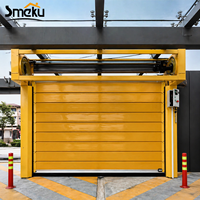 Puerta Enrollable de Aleación de Aluminio Resistente al Viento con Riel Guía Reforzado para Uso en Proyectos de Almacenes (Venta al Por Mayor)