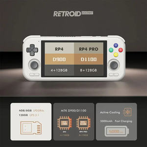 Retroid Pocket <span class=keywords><strong>4</strong></span> Pro Retro Trò Chơi Máy Nghe Nhạc 8 + 128GB Mã Nguồn Mở <span class=keywords><strong>4</strong></span>.7 Inch Màn Hình Cảm Ứng Wi-Fi 3D Đôi Phím Điều Khiển Cầm Tay Trò Chơi Giao Diện Điều Khiển - Product Image 4