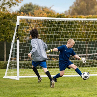 Filet de football robuste sans nœuds, résistant aux intempéries, pour l'entraînement et les matchs