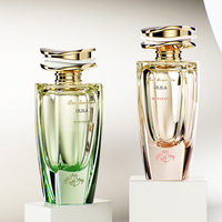 Flacon de parfum en verre de luxe personnalisé, design élégant, bouchon à vis, haute qualité, vide, 30 ml, 50 ml, 100 ml, avec impression sérigraphique
