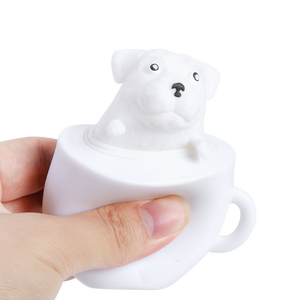 Ghost Squirrel Cup Soft Decompression Push Cute Stress Relief Squeeze Dog Cups Toys - Product Image 5