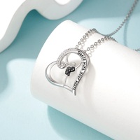 Collier de ballerine en argent sterling 925-Collier de danseuse de ballet Bijoux Cadeaux pour femmes filles