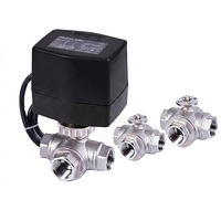 Système d'eau potable Winvall, vanne en acier inoxydable à 3 voies, vanne à bille électrique SS304/316, actionneur motorisé 220VAC, vannes de régulation