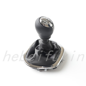Pommeau de levier de vitesse en cuir avec cache-poussière pour véhicules Renault, conception ergonomique - Product Image 2