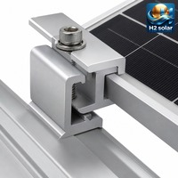 H2 Solar SUS304 Edelstahl T-Bolzen Solar-Dachklemme EPDM-Dichtung Trapezförmige Metalldach-PV-Montage