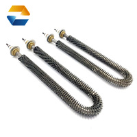 Chauffe-air tubulaire à ailettes en acier inoxydable SS304 de type U pour four industriel et machine de séchage