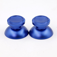 WEIAI 2PCS Joystick analogique en métal pour manette Xbox One PS4, couvre-joystick en métal