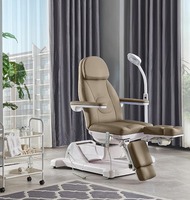 Meubles de salon 5 moteurs électriques Lit de beauté de salon électrique Chaise de pédicure avec jambes séparées