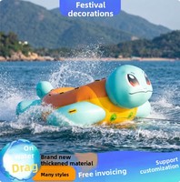 Bateau gonflable de plage et lac en forme de dessin animé, tractable, pour l'été