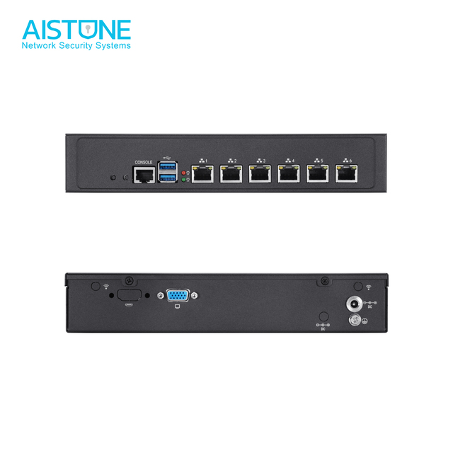 X86 Firewall Appliance Intel Core I5 6200U 6*i211 LAN Dual Core Network Security Gateway Desktop Firewall Sever