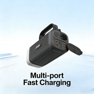 Cargador Portátil de Alta <span class=keywords><strong>Potencia</strong></span> 40000mAh 148W PD Carga Rápida Doble Tipo C Banco de Energía de Emergencia para Exteriores con Pantalla Digital - Product Image 4