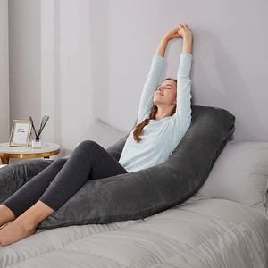 Almohada de Maternidad en Forma de U para Todo el Cuerpo con Funda Extraíble - Product Image 6
