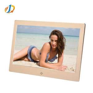 7 cornice per <span class=keywords><strong>foto</strong></span> digitale in metallo piccolo lettore pubblicitario con schermo HD, supporto per lettore fotografico/Video scheda SD/auto USB - Product Image 1