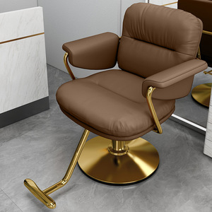 Silla de Peluquería Profesional de Alta Calidad, Asiento de Cuero Ergonómico, Elevación Hidráulica Estable, Silla Giratoria de 360 Grados para <span class=keywords><strong>Barber</strong></span>ía - Product Image 6