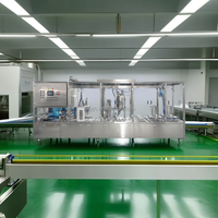 Machine d'emballage automatique pour coupes de crème glacée et de yaourt - Fonctionnement PLC Remplissage Scellage Bouchonnage