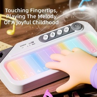 Cadeaux pour enfants, éducation, apprentissage, jouet de piano d'introduction pour débutants, clavier électronique à écran tactile couleur pour enfants