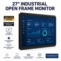 Moniteur industriel à écran tactile capacitif Bestview 27 pouces, cadre ouvert