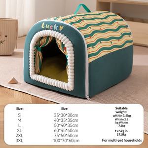 Winter-Hunde- und Katzenbett mit Schublade für Alle Jahreszeiten, Geeignet für Große Golden Retriever, mit Tiefschlaf-Funktion und Rutschfesten Eigenschaften - Product Image 6