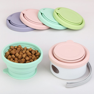 Tazón 3 en 1 para Perros, Bolsa para Recoger Excrementos, Accesorios para Mascotas al Aire Libre, Taza para Beber, Estuche de Transporte para Mascotas, Tazón Plegable para Perros y Cachorros - Product Image 4