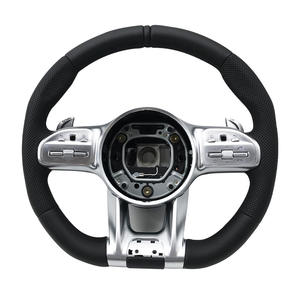 Volant Mercedes BZ001 AMG Modifié Amélioré Style Racing Entièrement en Cuir - Product Image 2