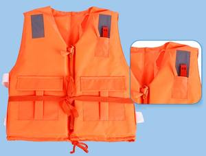 سترة حياة آمنة للأطفال للرياضات المائية-معدات سباحة وركوب واقية للأطفال مع صافرة وشرائط عاكسة - Product Image 3