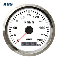 Speedometer Sensor Pulsa 85mm 12/24V Multi Range KM/H untuk Mesin Genset Kapal