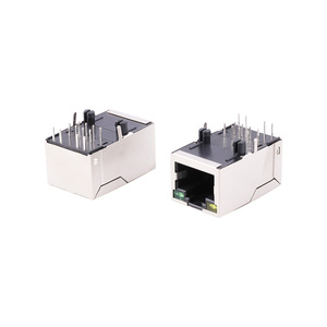 Dễ dàng sử dụng 6P Cắm và chơi RJ45 1*1 mạng biến áp vật liệu hợp kim <span class=keywords><strong>PCB</strong></span> với kết nối ứng dụng điện tử - Product Image 1