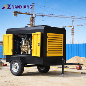 Compresor de Aire de Tornillo Portátil de 242kW y 15m³/min con Ruedas y Alta Eficiencia para Perforación Minera - Product Image 4