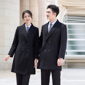 Cappotto di Lana per Donne, Lungo e Spesso, Antivento, Abbigliamento da Lavoro per Giovani - Product Image 6