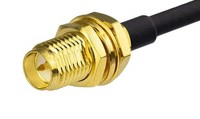 Câble coaxial RF RG178 Pigtail avec connecteur SMA mâle, adaptateur SMA vers UFL