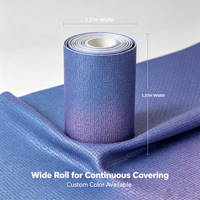 Rouleau de cuir synthétique bleu violet en silicone, résistant aux taches, facile à nettoyer, pour l'intérieur de voiture, les canapés et les sièges de trottinettes électriques