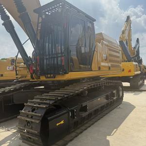 Excavatrice sur chenilles CAT349 d'occasion en bon état avec ligne de marteau auxiliaire, cabine climatisée, pour travaux de terrassement lourds sur site minier - Product Image 3