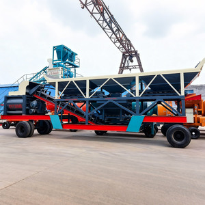 Yhzs90 di động trạm trộn bê tông nhà máy 90m3/h sản xuất với js1500 Mixer tích hợp thiết kế dễ dàng cài đặt trực tiếp nhà máy - Product Image 4