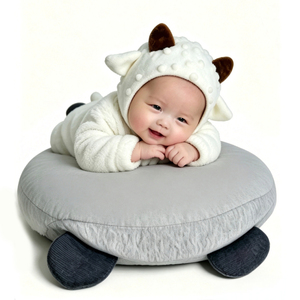 Almohada para Dormir para Bebés Recién Nacidos, Almohada para la Cabeza del Bebé, Almohada Calmante para la Alimentación del Bebé - Product Image 1