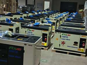 Groupes électrogènes diesel silencieux personnalisés 10KW 12kw 15kw 18kw 20kw Type silencieux avec télécommande et ATS Faible bruit - Product Image 6