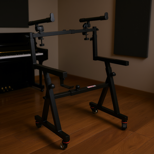 Soporte para Piano Eléctrico Db 5 Core, de 2 Niveles, Estilo Z, Ajustable, Resistente, Plegable, con Ruedas para Teclado - Product Image 2