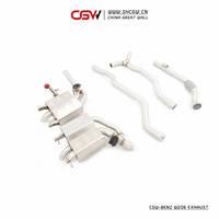 Tuyau d'échappement en acier inoxydable avec catalyseur et silencieux pour BENZ W206 C200 C260 1.5T