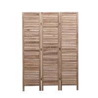 Paravent en Bois de Style Naturel, Paravent en Bois, pour Restaurant, Hôtel, Maison, Salon, Décoration