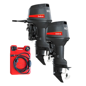 Nouveau Moteur Hors-Bord Thermique 2 Temps 60 CV à Arbre Long 866cc pour Bateau – Offre Spéciale - Product Image 1