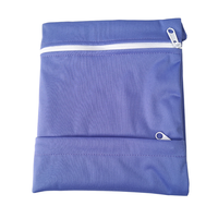 Sac à couches de grande taille à double poche 40*45 cm, adapté aux bébés, aux couches, aux vêtements, aux serviettes humides, aux bikinis, sac de rangement