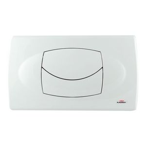 Assiette Biblo Duo Kariba blanche 32 cm de largeur, 25 cm de longueur, plaque en quartz - Product Image 1