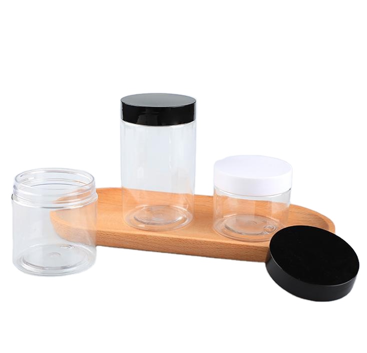 12oz plastic gummy jar with child proof lid