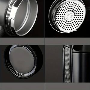 Custom Logo 400ml/40oz Stainless Steel Coffee <b>Mug</b> Double Wall Vacuum <b>Insulated</b> Matte Black <b>With</b> <b>Handle</b> Leakproof for Coffee Tea - Product Image 5